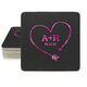 Heart Made of Arrow Square Coasters Image 2 of 2